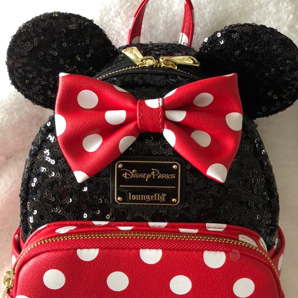 Loungefly Bags New Release Sequin Minnie Mouse Loungefly Backpack